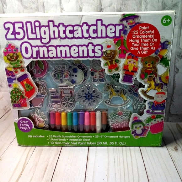 25 Lightcatcher Ornaments Kids Craft Hobby Set - Picture 1 of 10